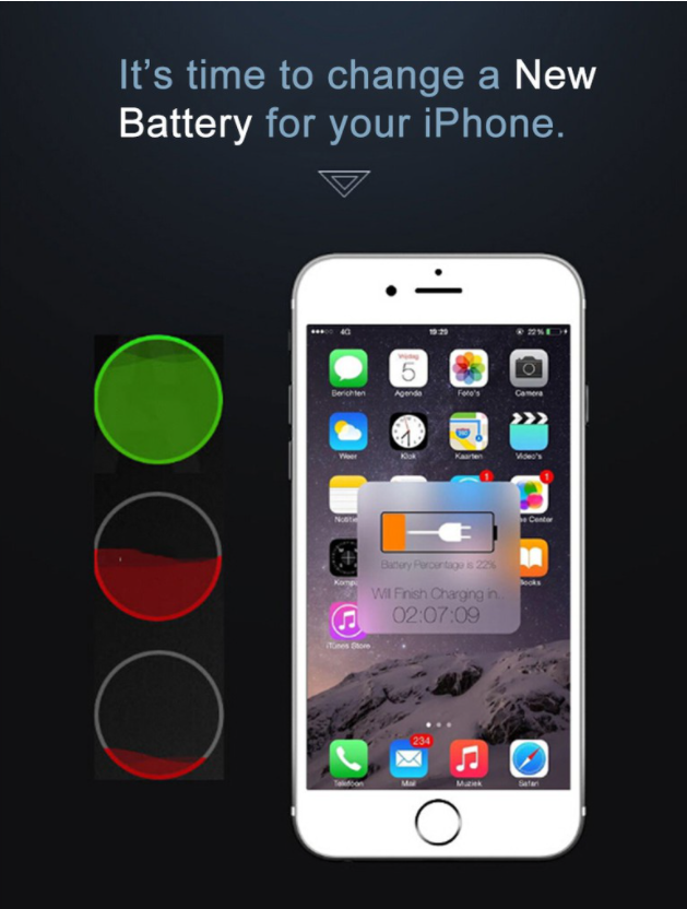 Yoobao 2200mAh Standard Replacement Battery for iPhone 7