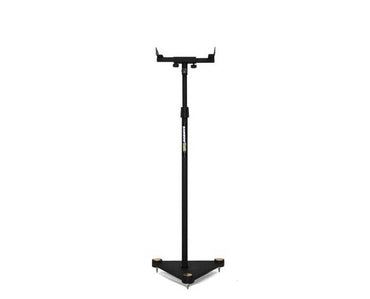 Samson MS100 Studio Monitor Stands Pair with Adjustable up to 4" Height, Triangular Metal Base for Concerts and Recordings