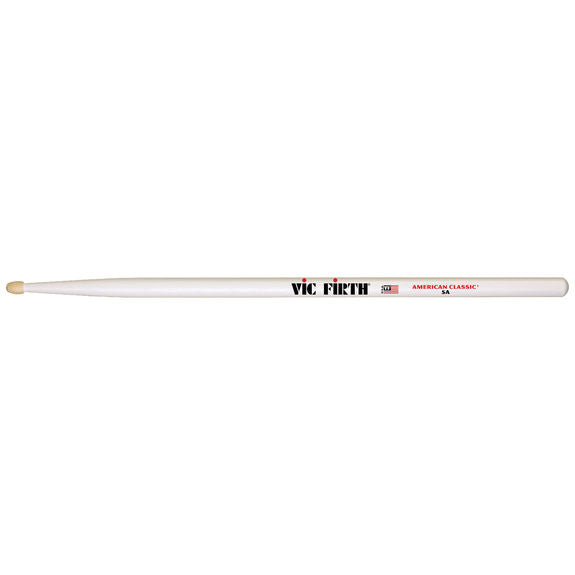 Vic Firth American Classic 5A Hickory Wood Drumsticks (Pair) Drum Sticks for Drums and Percussion (Multiple Styles Available)
