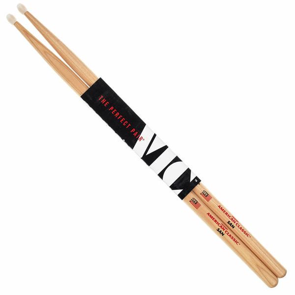 Vic Firth American Classic 5A Hickory Wood Drumsticks (Pair) Drum Sticks for Drums and Percussion (Multiple Styles Available)