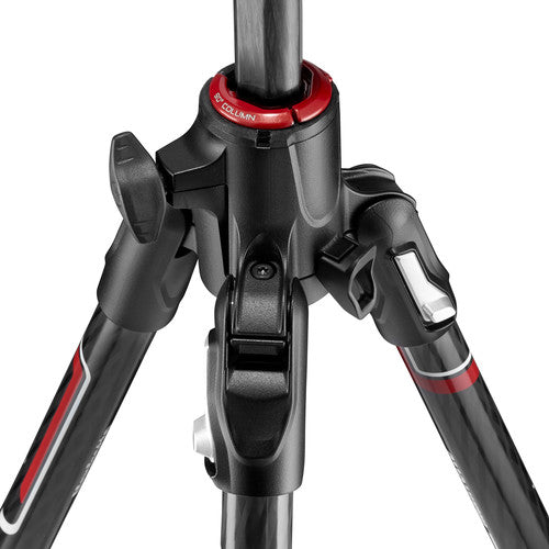 Manfrotto MKBFRC4GTXP-BH Befree GT XPRO Carbon Fiber Travel Tripod with 496 Center Ball Head for Photography, Vlogging