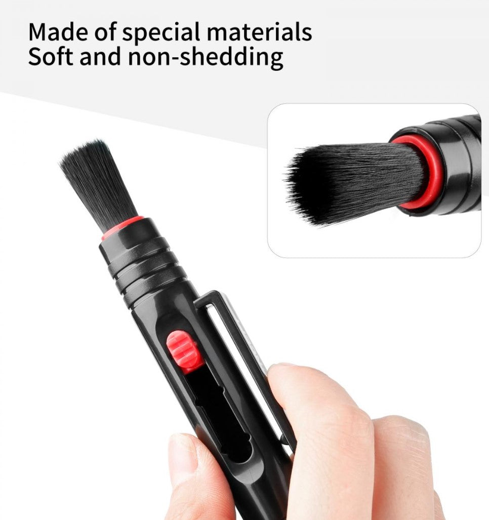 K&F Portable Professional Cleaning Pen with 3-in-1 Cleaning Effect for Camera lens, Smartphone Screen and Magnifying Glass