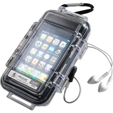 Pelican Micro Water-Resistant Polycarbonate and Dustproof Phone Case (Clear Black) | i1015