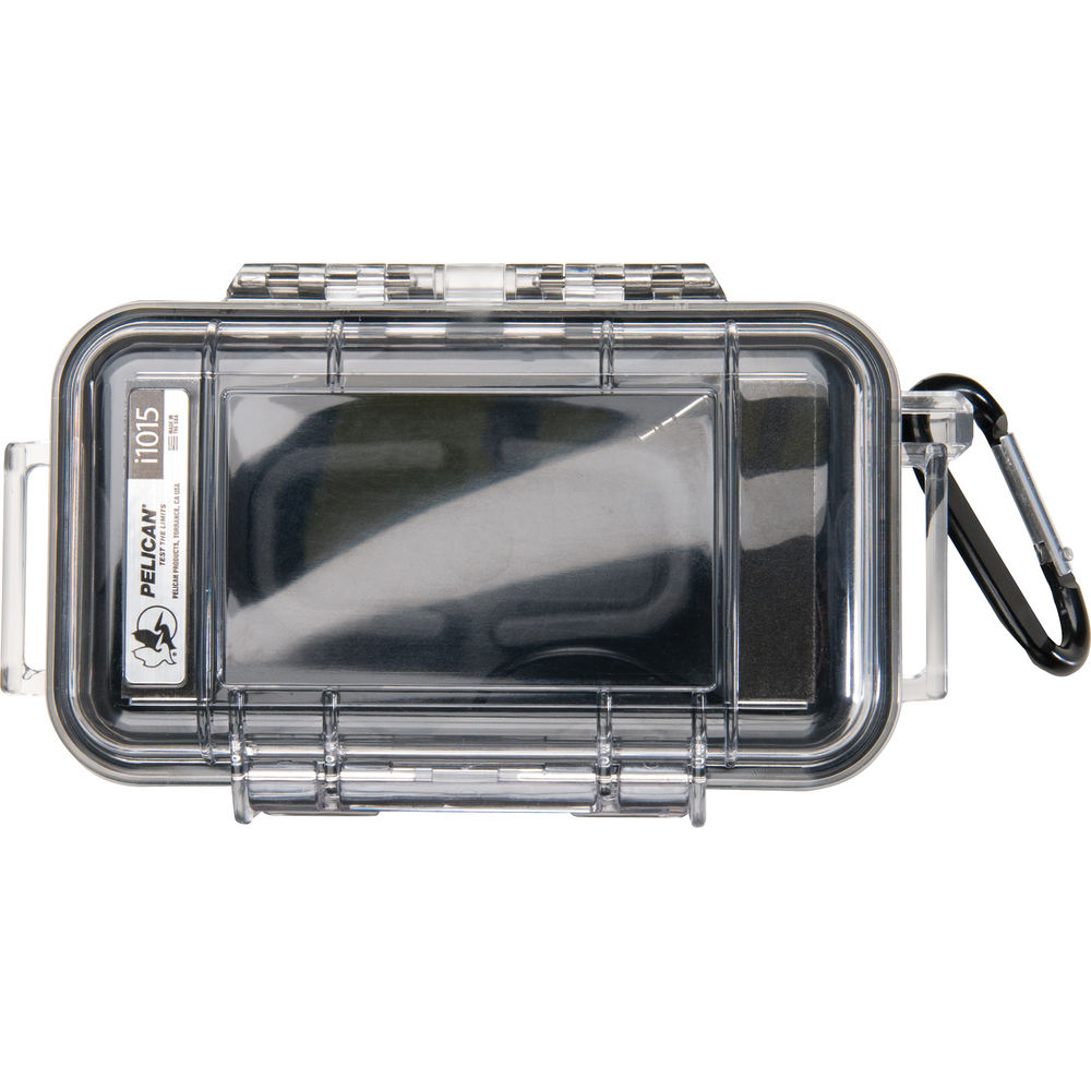 Pelican Micro Water-Resistant Polycarbonate and Dustproof Phone Case (Clear Black) | i1015