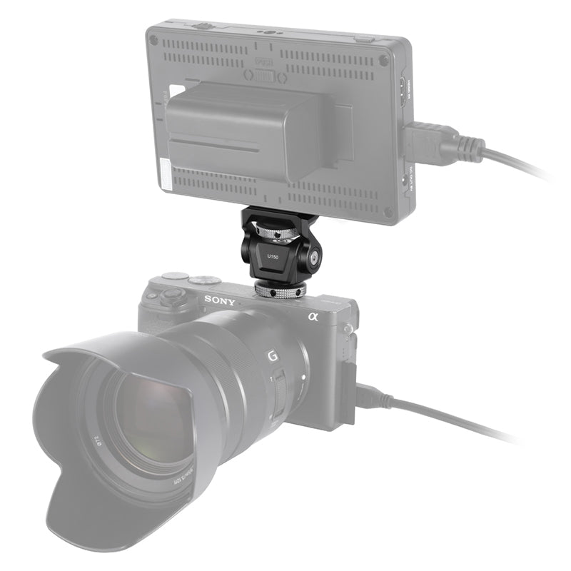 Ulanzi U150 U-150 Monitor Ball Head 180 Degrees Horizontal Adjustable with Cold Shoe