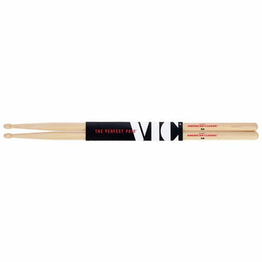 Vic Firth American Classic 5A Hickory Wood Drumsticks (Pair) Drum Sticks for Drums and Percussion (Multiple Styles Available)