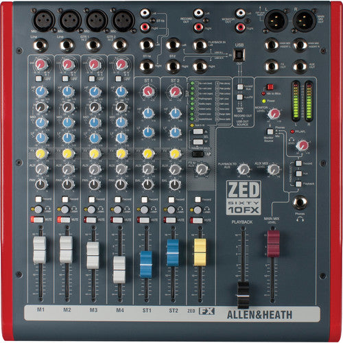 Allen & Heath ZED-10FX Multipurpose Mini Mixer with Effects