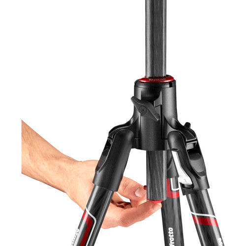 Manfrotto MKBFRC4GTXP-BH Befree GT XPRO Carbon Fiber Travel Tripod with 496 Center Ball Head for Photography, Vlogging