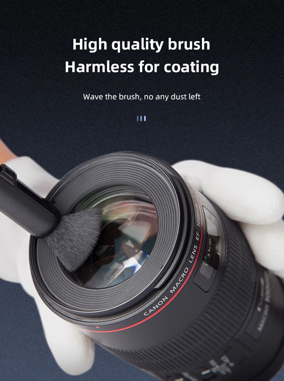 VSGO V-P03E Camera Cleaning Supplies, Magnetic Power-Switch Lens Pen for Cameras