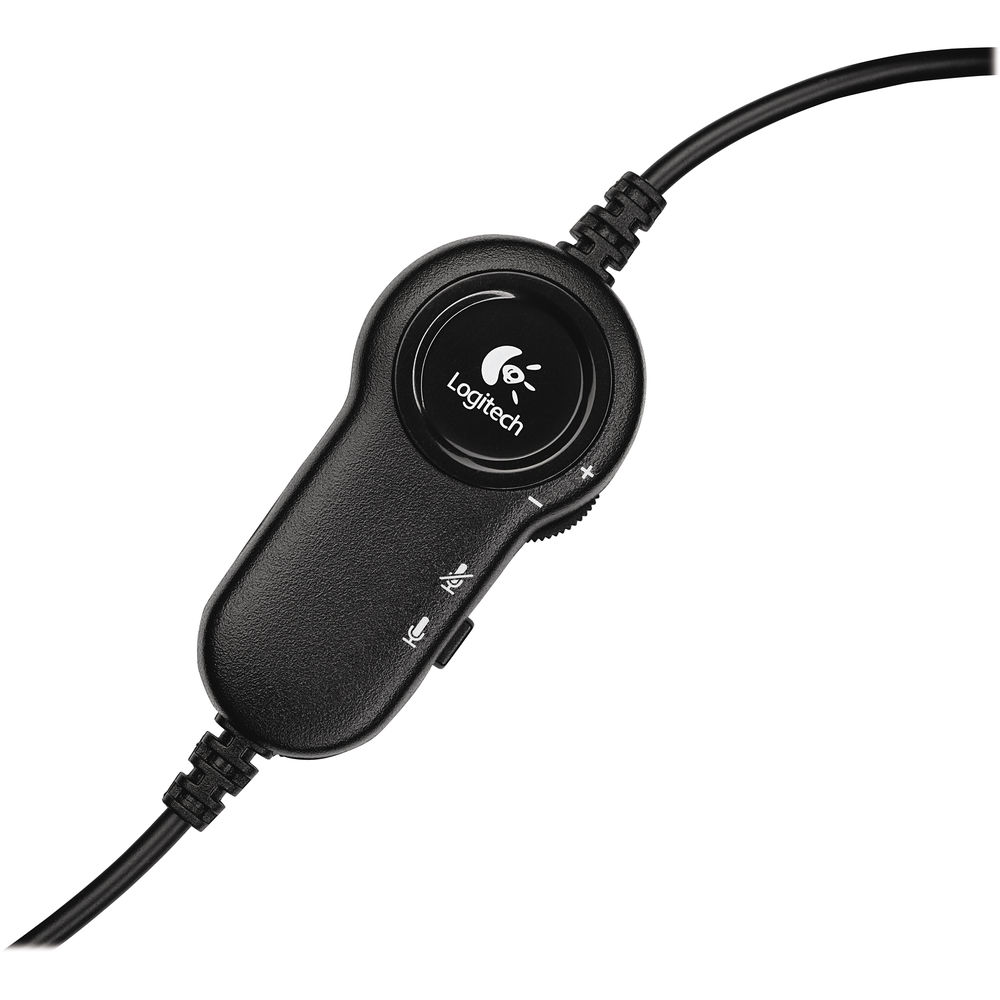 Logitech H151 Stereo Adjustable Headset with Built-In Rotating 180 Degrees Microphone, In-Line Controls, Adjustable Headband and 3.5mm Audio Jack Connection