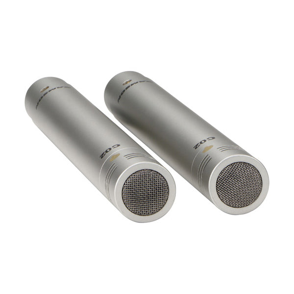 Samson C02 Pencil Cardioid Condenser Microphones with Gold Plated XLR Connectors (Available in Single and in Pair) for Studio, Recordings, Acoustics