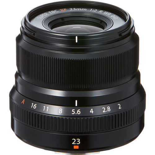 Fujifilm Fujinon XF 23mm f/2 R WR X-Mount Mirrorless Camera Lens (Black)
