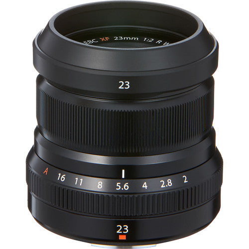 Fujifilm Fujinon XF 23mm f/2 R WR X-Mount Mirrorless Camera Lens (Black)