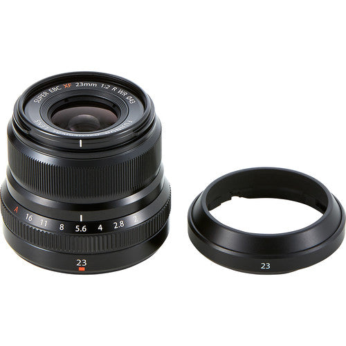 Fujifilm Fujinon XF 23mm f/2 R WR X-Mount Mirrorless Camera Lens (Black)