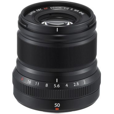 Fujifilm Fujinon XF 50mm f/2 R WR X-Mount Mirrorless Camera Lens (Black)