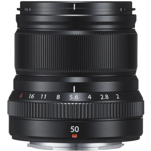 Fujifilm Fujinon XF 50mm f/2 R WR X-Mount Mirrorless Camera Lens (Black)