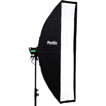 Phottix Solas Strip Softbox with Grid 35x140cm or 14x55 Inches