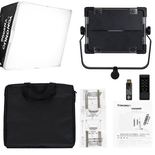 Yongnuo YN9000 5600K LED Light with Softbox for Youtube, Photography, Livestream, Studio (Daylight)