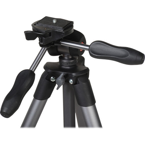 Manfrotto MKCOMPACTADV-BK Compact Advanced Aluminum Tripod for Vlogging, Photography (Black)