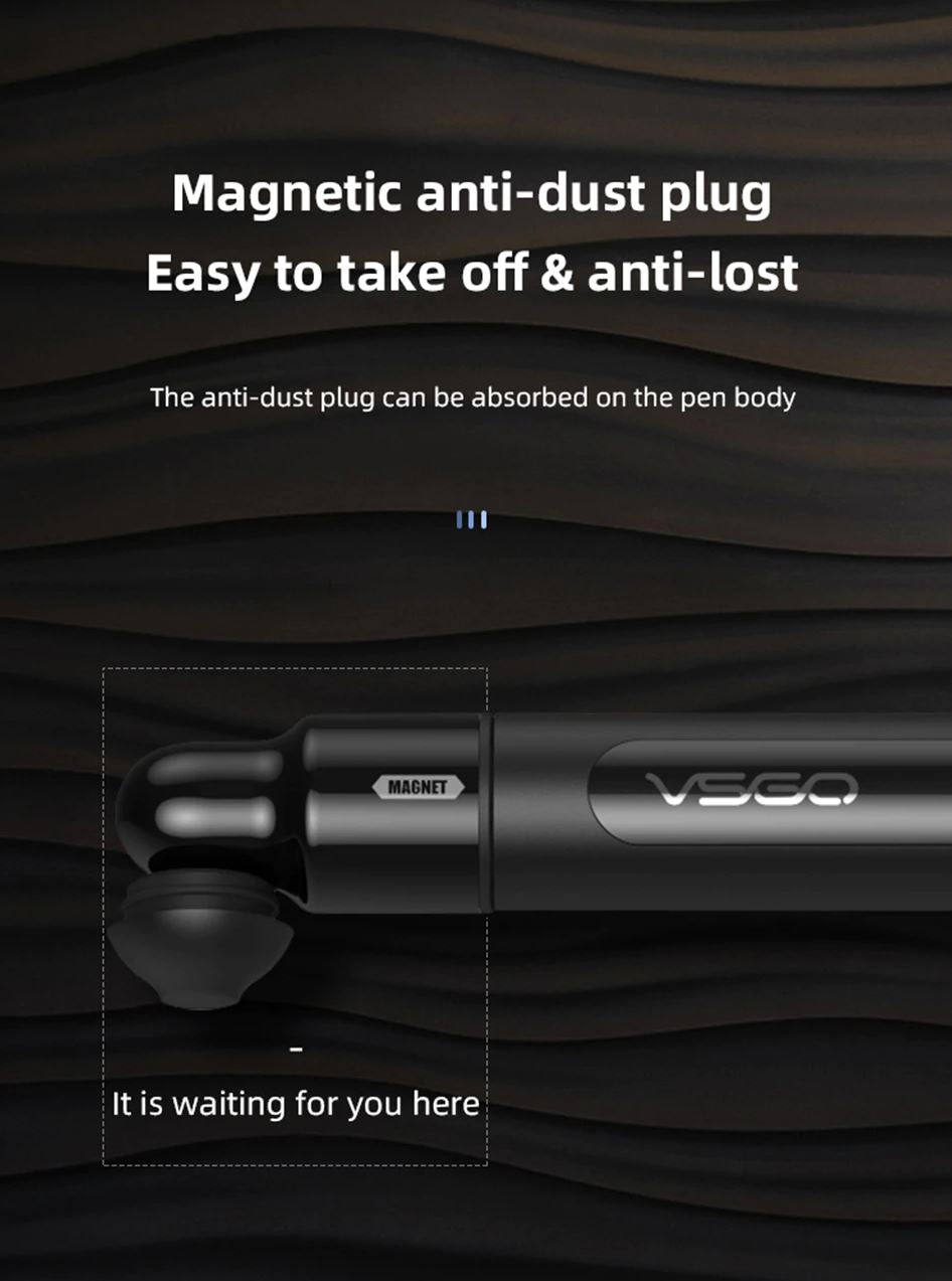 VSGO V-P03E Camera Cleaning Supplies, Magnetic Power-Switch Lens Pen for Cameras