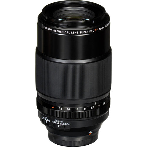 Fujifilm Fujinon XF 80mm f/2.8 R LM OIS WR Macro X-Mount Mirrorless Camera Lens