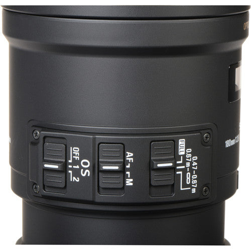 Sigma DG NIKON F LENS APO Macro 180mm f/2.8 EX DG OS HSM Lens for Nikon F