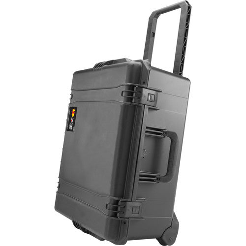 Pelican iM2720 Storm Trak Case Watertight Airtight Unbreakable Hard Casing with Wheels, Telescoping Handle Locks with Automatic Vortex Valve (with Foam) (Black)