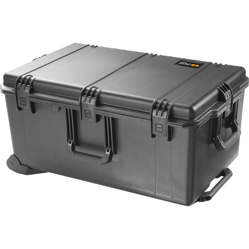 Pelican iM2975 Storm Trak Case Airtight Watertight Lightweight Hard Casing with Wheels, Telescoping Handle with Automatic Vortex Valve (with Foam) (Black)