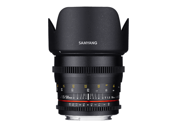 Samyang 50mm T1.5 Manual Focus VDSLR AS UMC Cine Lens (E Mount