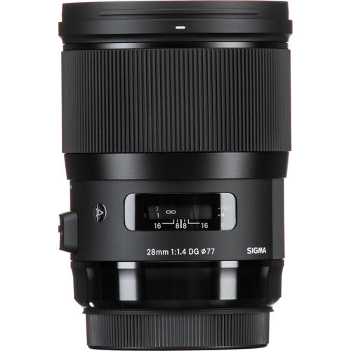 Sigma 28mm f/1.4 Wide-Angle Prime Full-Frame Format DG HSM Art Lens for Canon EF