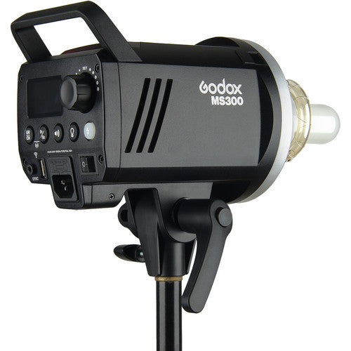 Godox MS300-V 300W Daylight 5600K Studio LED Strobe Monolight Bowen S Mount with 2.4GHz Wireless, LCD Display with Onboard and Mobile App Controls for Lighting and Studio Equipment for Photography