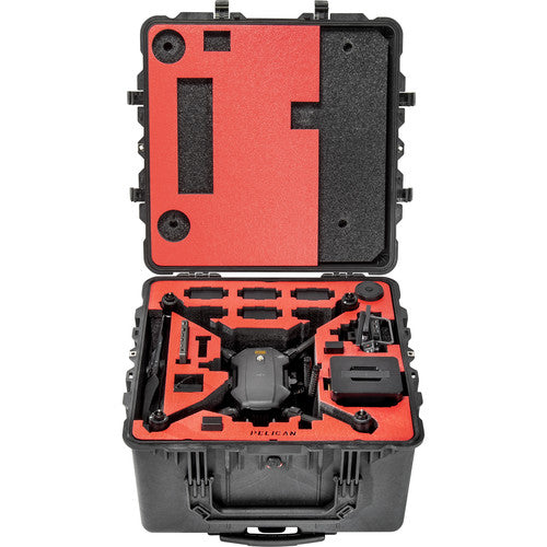 Pelican Flightline Watertight Carry-On Hard Case for DJI Matrice 200, M210, M210 RTK Drone Series | Model - 1640-DM200