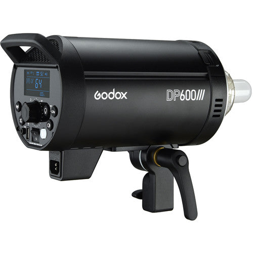 Godox DP600III-V DP600III Professional 600W Studio Strobe Flash Light with 2.4GHz Wireless X System, 5600K~5800K CCT, LCD Screen Display, Control Port and Bowens Mount Compatible for Photography Lighting and Studio Equipment