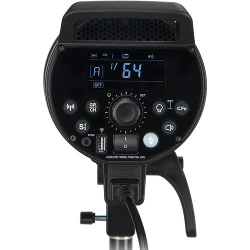 Godox DP600III-V DP600III Professional 600W Studio Strobe Flash Light with 2.4GHz Wireless X System, 5600K~5800K CCT, LCD Screen Display, Control Port and Bowens Mount Compatible for Photography Lighting and Studio Equipment