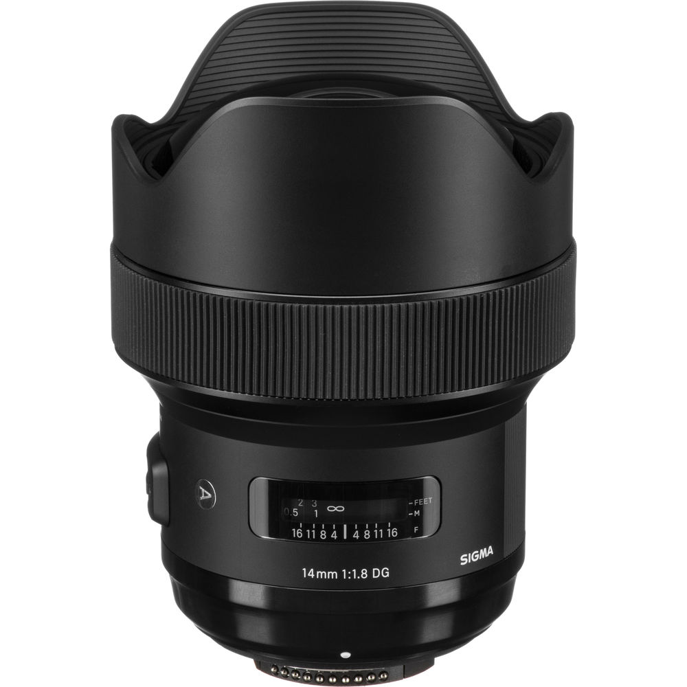 Sigma 14mm f/1.8 Four Aspherical Elements DG HSM Art Lens for Nikon F