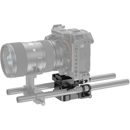 Smallrig Universal 15mm Rail Support System Baseplate Suitable for Mirrorless and DSLR Cameras 2092B