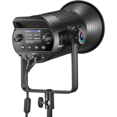 Godox SZ150R 150W Bi-Color Zoomable RGB Video Light 2800K-6500K for Photography, Lightnings