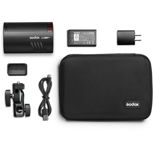 Godox AD100PRO Portable Pocket Flash or Strobe for Creative Photography and Studio Lighting