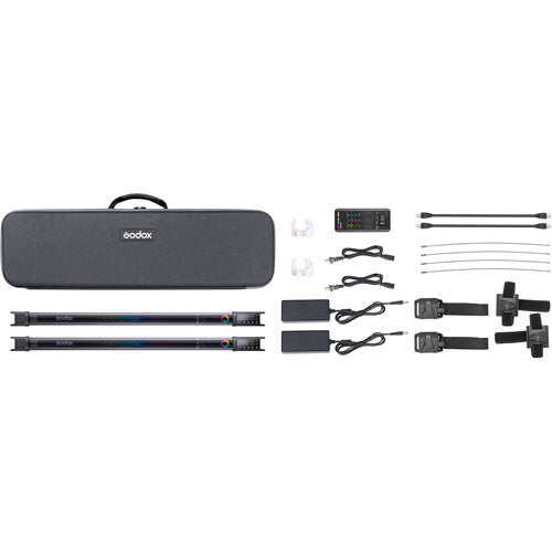 Godox TL60 Multicolored LED Tube RGB Light Kit with App Support, Remote and DMX Control for Creative Photography and Videography