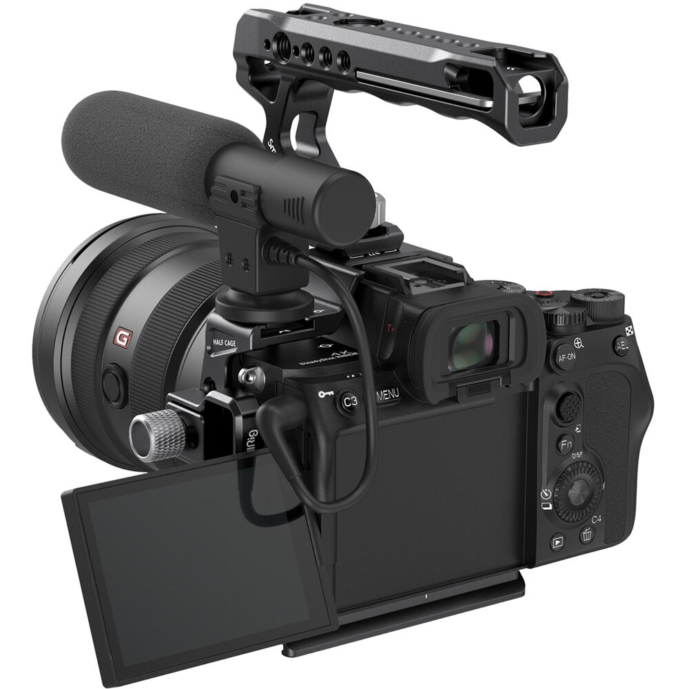 SmallRig Aluminum Camera Half Cage with Top Handle & Cable Clamp Kit for Sony a7S - 3237