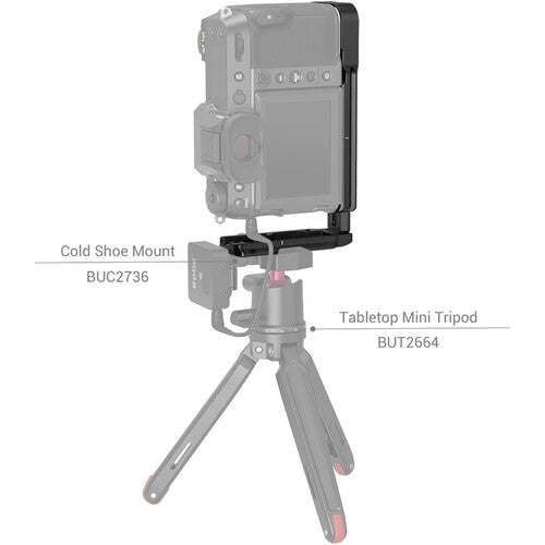 SmallRig 3232 Multi Threaded L Bracket with Arca Swiss Tripod Fitting for Fujifilm GFX 100S Mirrorles Camera