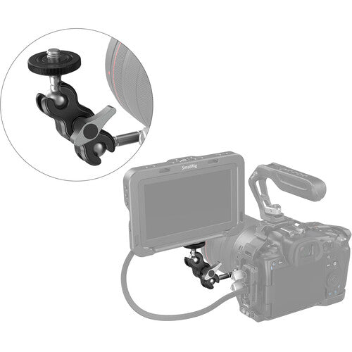 SmallRig Mini Magic Arm with Aluminum and Stainless Universal Dual Ball Heads 1/4"-20 Screws 3238