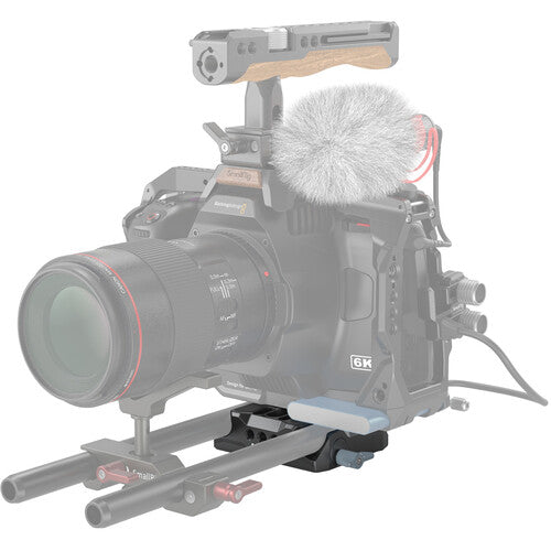 SmallRig Universal Camera Baseplate with 15mm Light Weight Support (LWS) Rod Clamp | Model - 3357