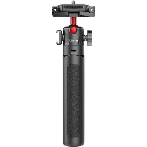 Ulanzi 2469 MT-41 2 in 1 Adjustable Mini Tripod with 4 Sections Extendable Function and Cold Shoe Mount Design Perfect for Livestream, Vlogging and Video Shooting
