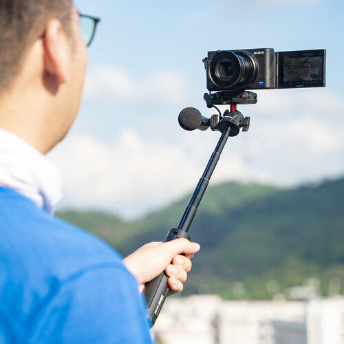 Ulanzi 2469 MT-41 2 in 1 Adjustable Mini Tripod with 4 Sections Extendable Function and Cold Shoe Mount Design Perfect for Livestream, Vlogging and Video Shooting