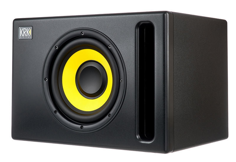 KRK S8.4 8-inch 109 Watts Powered Studio Subwoofer with up to 133Hz Frequency and Four Position Selectable Crossover Feature