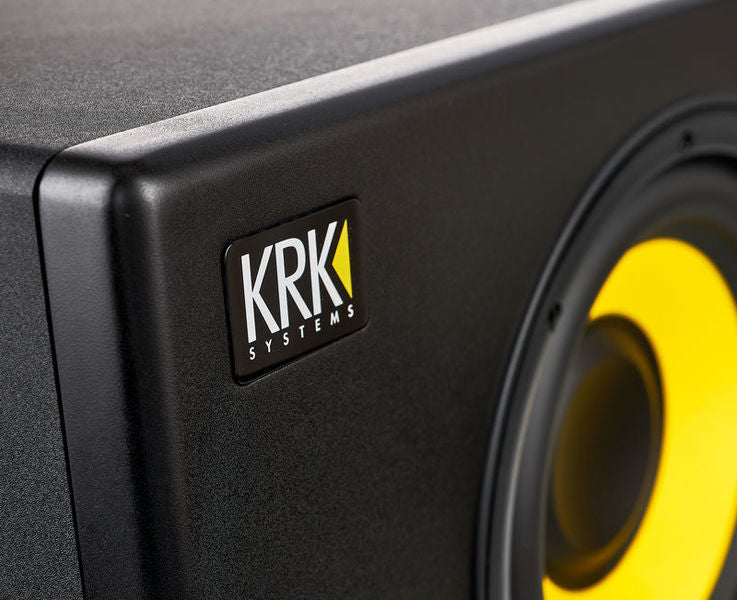 KRK S8.4 8-inch 109 Watts Powered Studio Subwoofer with up to 133Hz Frequency and Four Position Selectable Crossover Feature