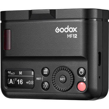 Godox MF12 Macro Wireless Built-In Rechargeable Lithium Battery Flash for Macro Photography
