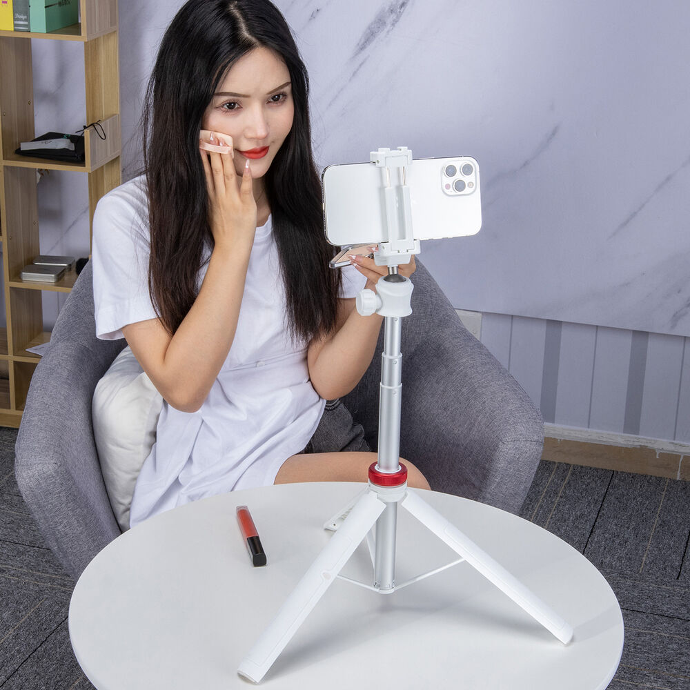 Ulanzi MT-44 + Remote 3-Section Extendable Folding Vlog Tripod, Camera & Phone Mount with Max 1.5Kg Load Capacity for Vlogging, Live Selling, Livestreaming