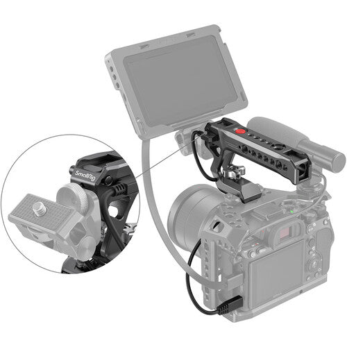 SmallRig NATO Top Handle with Record Start/Stop Remote Trigger Panasonic, Fujifilm and Sony Camera 3322